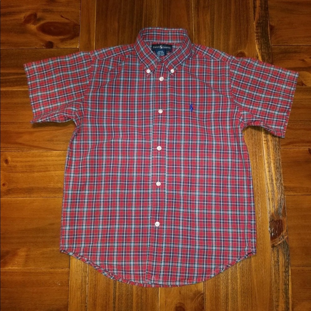 Plaid Ralph Lauren Button-Up